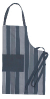 Metro Stripe Apron - GREY